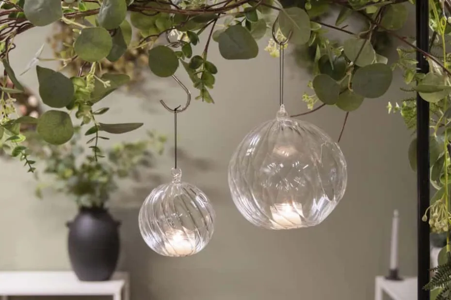 Olinahengende telysholder