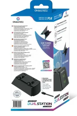 ONIVERSE dobbel ladestasjon for PS4™-kontrollere