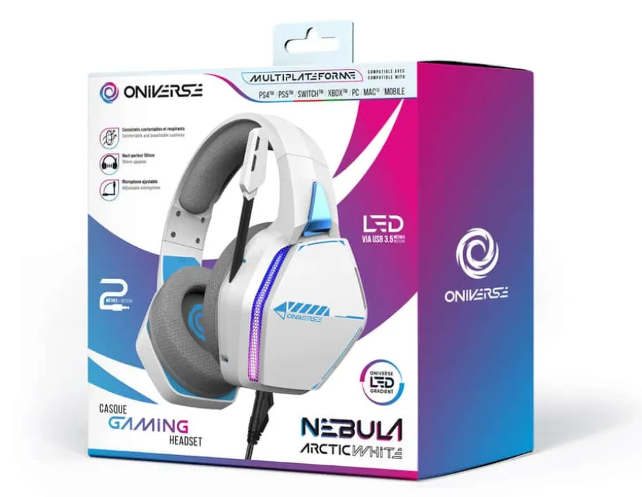 ONIVERSE Gaming Headset Nebula Arctic White (Multiplattform)