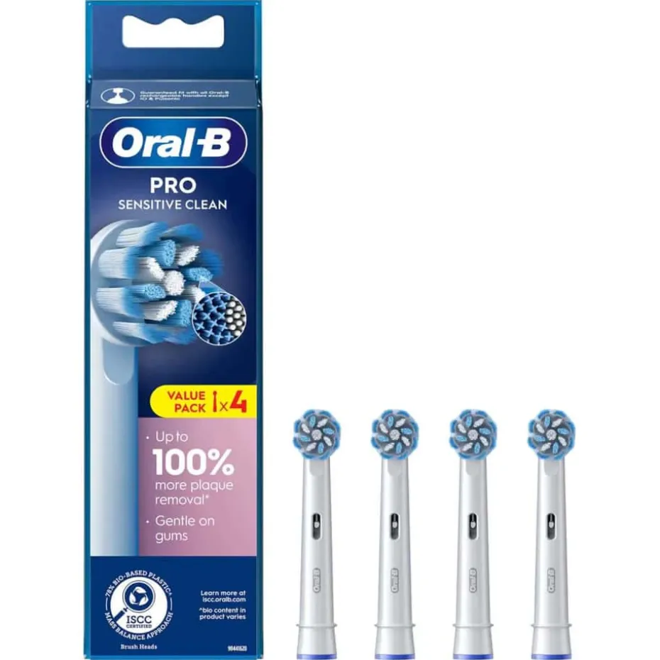 Oral-B™ Sensitive Clean 4pk refillbørster