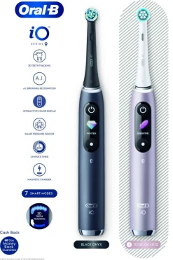 Oral-B™ iO9 elektrisk tannbørste 2pk