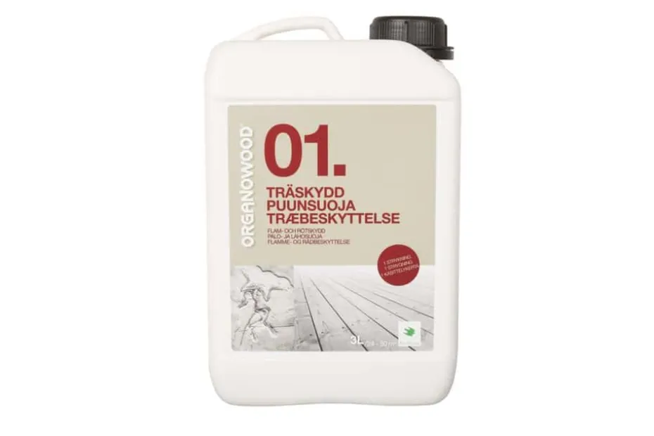 Organowood 01 flamme- og råtebeskyttelse