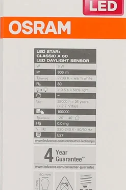 OSRAM Daylight sensor LED-pære