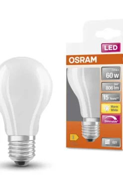 OSRAM LED Retrofit Classic A dimbar matt pære
