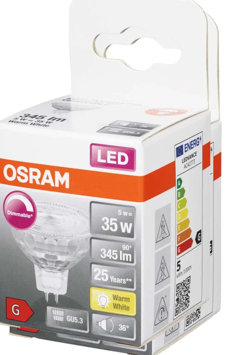 OSRAM LEDSPOT MR16 35 5WGU5,3D