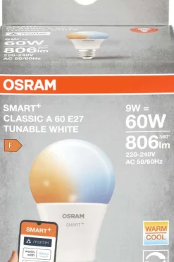 OSRAM Smart LED pære E27 9W Tunable White
