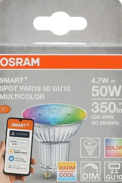 OSRAM SMART+ MATTER Multicolor Spot PAR16 50 45° 4.7W GU10