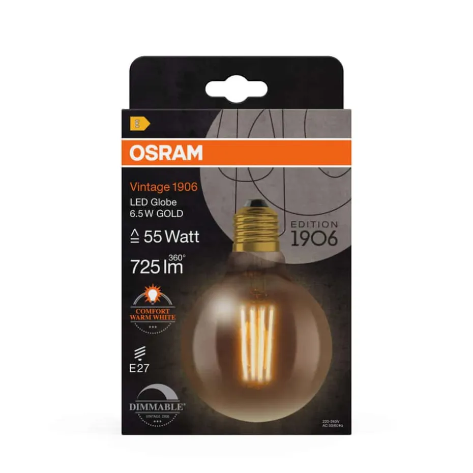 OSRAM Vintage 1906 Globe pære
