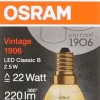 OSRAM Vintage 1906® LED classic pære