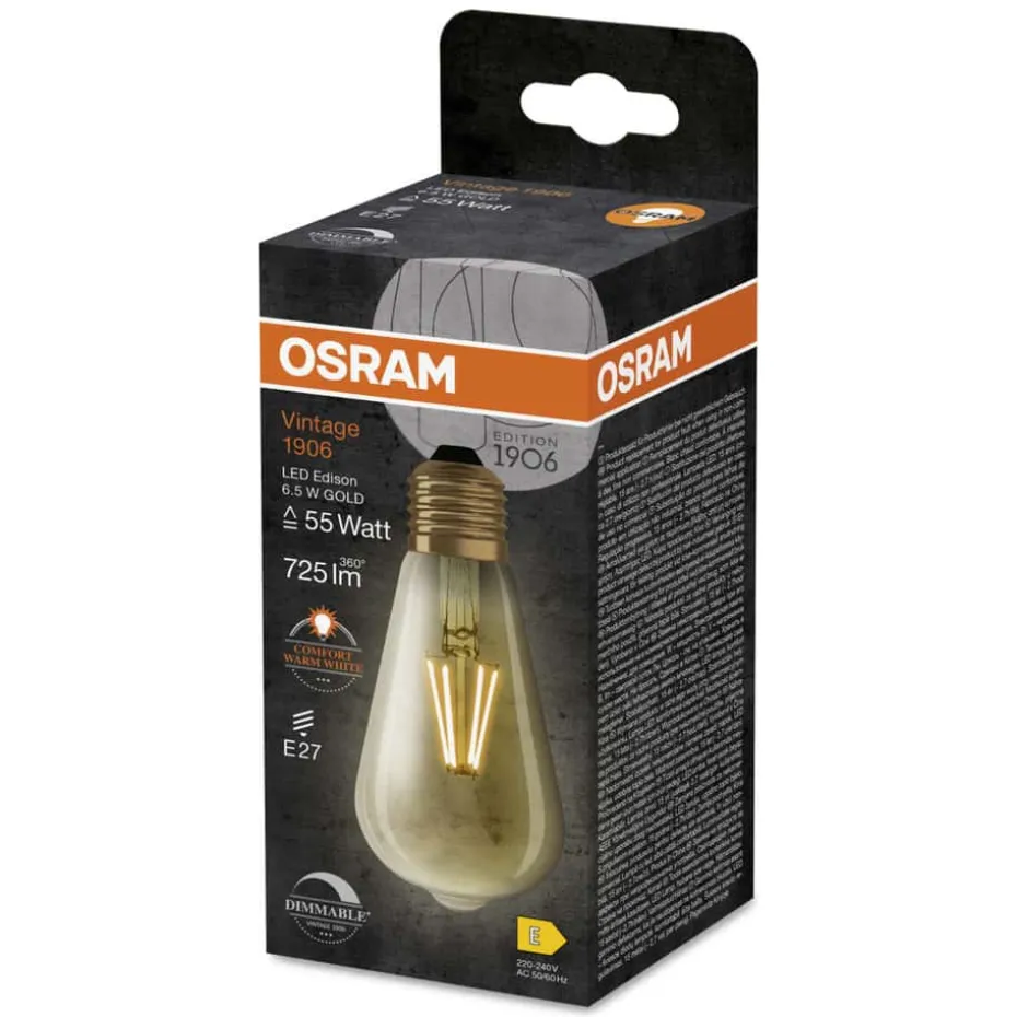 OSRAM Vintage 1906® LED classic pære