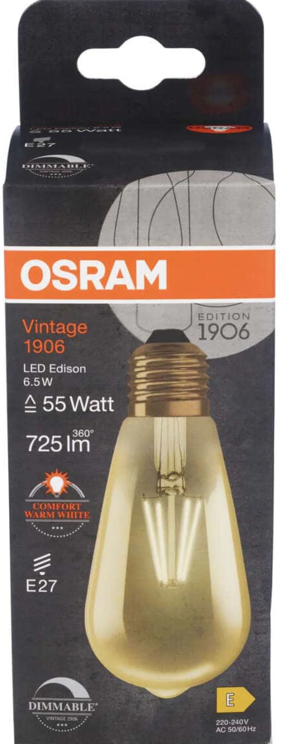 OSRAM Vintage 1906® LED classic pære