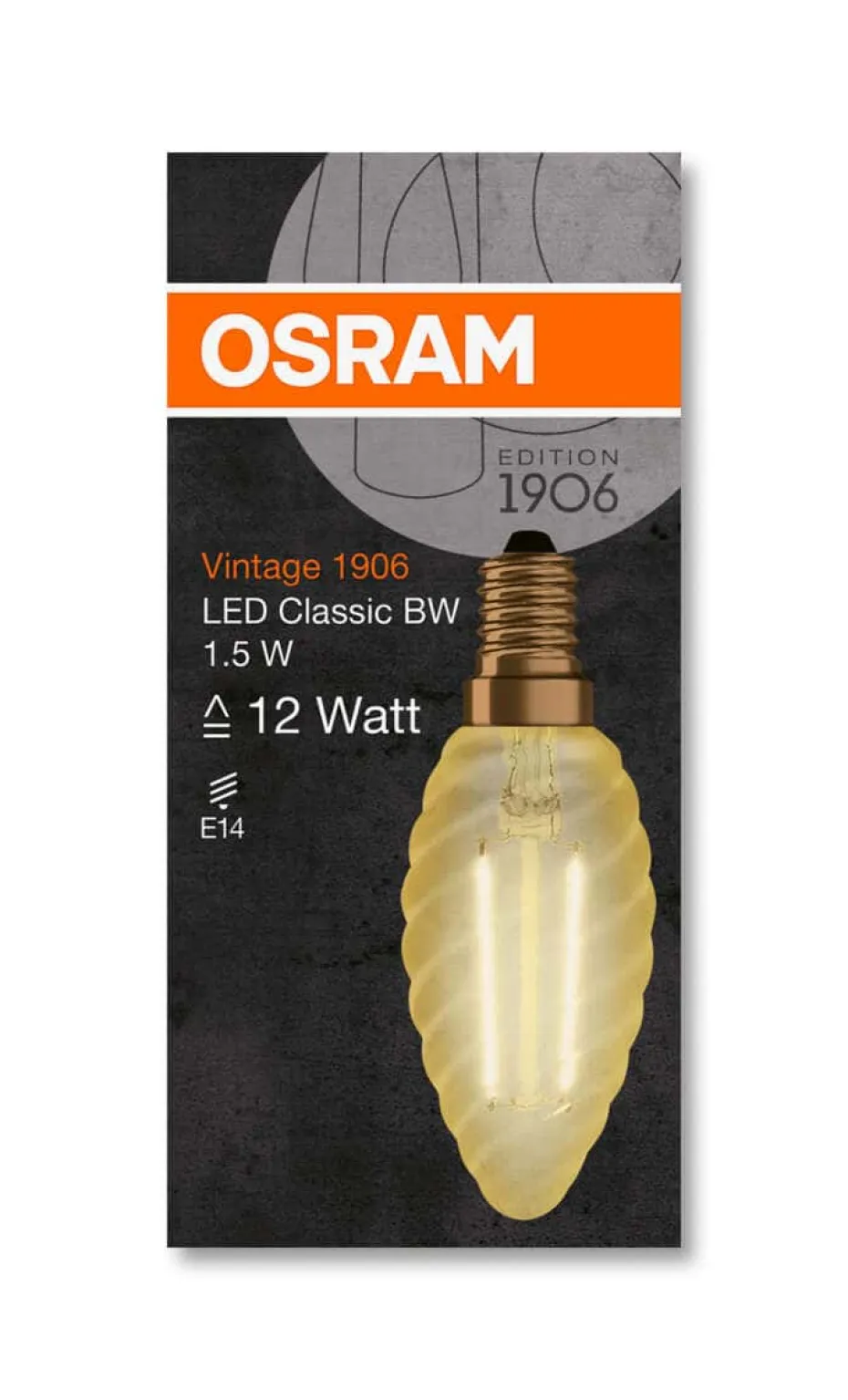 OSRAM Vintage 1906 LED Classic BW pære