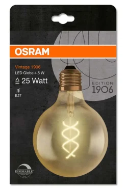 OSRAM Vintage LED Globe pære