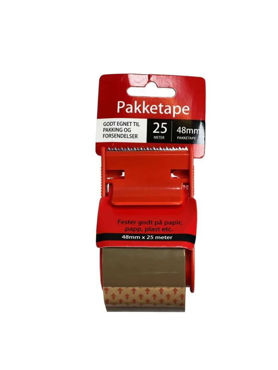 Pakketape med dispenser