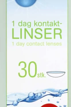 30-pakk hverdagslinser styrke -2,75