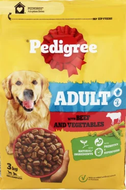 Pedigree Adult Okse/Grønnsaker 3kg