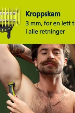 Philips OneBlade QP2834/23 skjegg - og kroppstrimmer