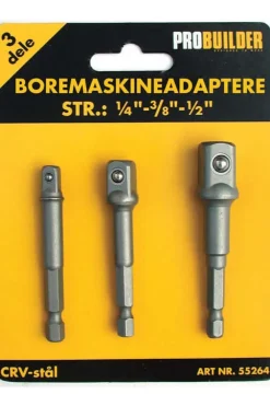 Pipeholdersett f/drill 3 stk