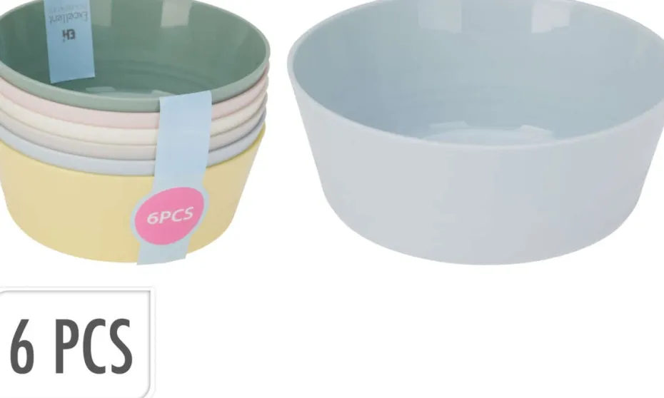 Plastskål 6 pk
