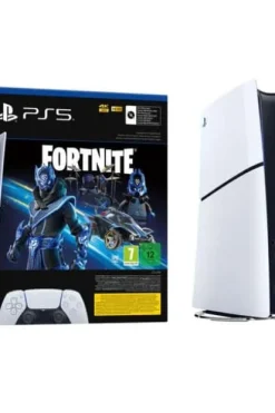 PlayStation®5 Digital Edition konsoll (model group - slim) + Fortnite® Cobalt Star-pakke