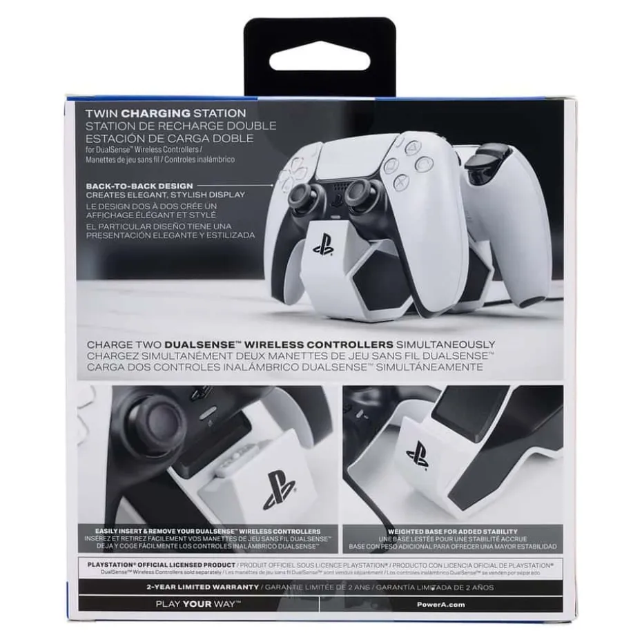 PowerA™ dobbel ladestasjon for PS5™-kontrollere