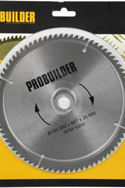 Probuilder 185x30x2 T80 sirkelsagblad