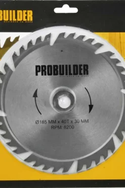 Probuilder 185x30x2,4 T40 sirkelsagblad