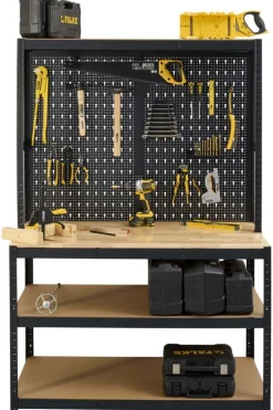 Probuilder arbeidsbenk med hyller