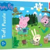 Puslespill Peppa Gris på skogstur