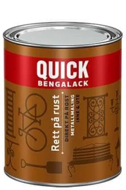Quick Bengalack Rett på rust blank maling