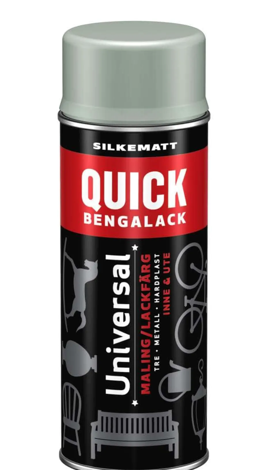 Quick Bengalack Universal silkematt spraylakk