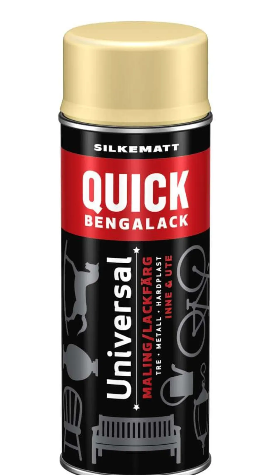 Quick Bengalack Universal silkematt spraylakk