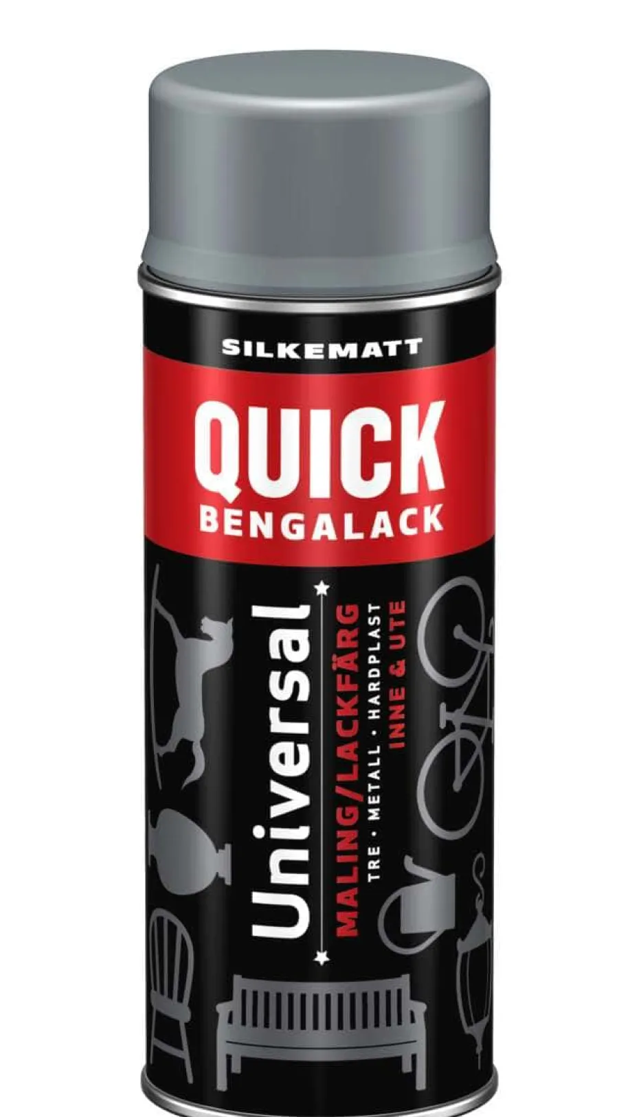 Quick Bengalack Universal silkematt spraylakk