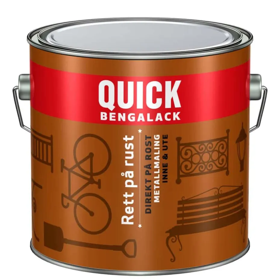 Quick Bengalack Rett på Rust