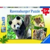 Ravensburger Panda/Løve/Tiger puslespill