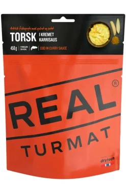 Real Turmat torsk i kremet karrisaus