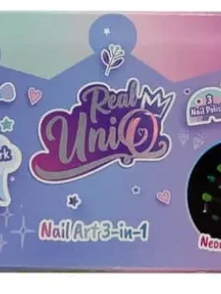 Real UniQ Glow in the Dark Neglekunst i metalletui