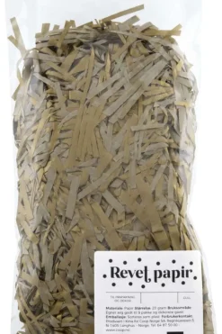 Revet papir gull