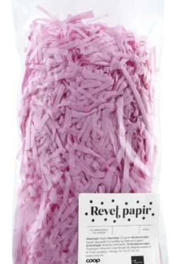 Revet papir rosa
