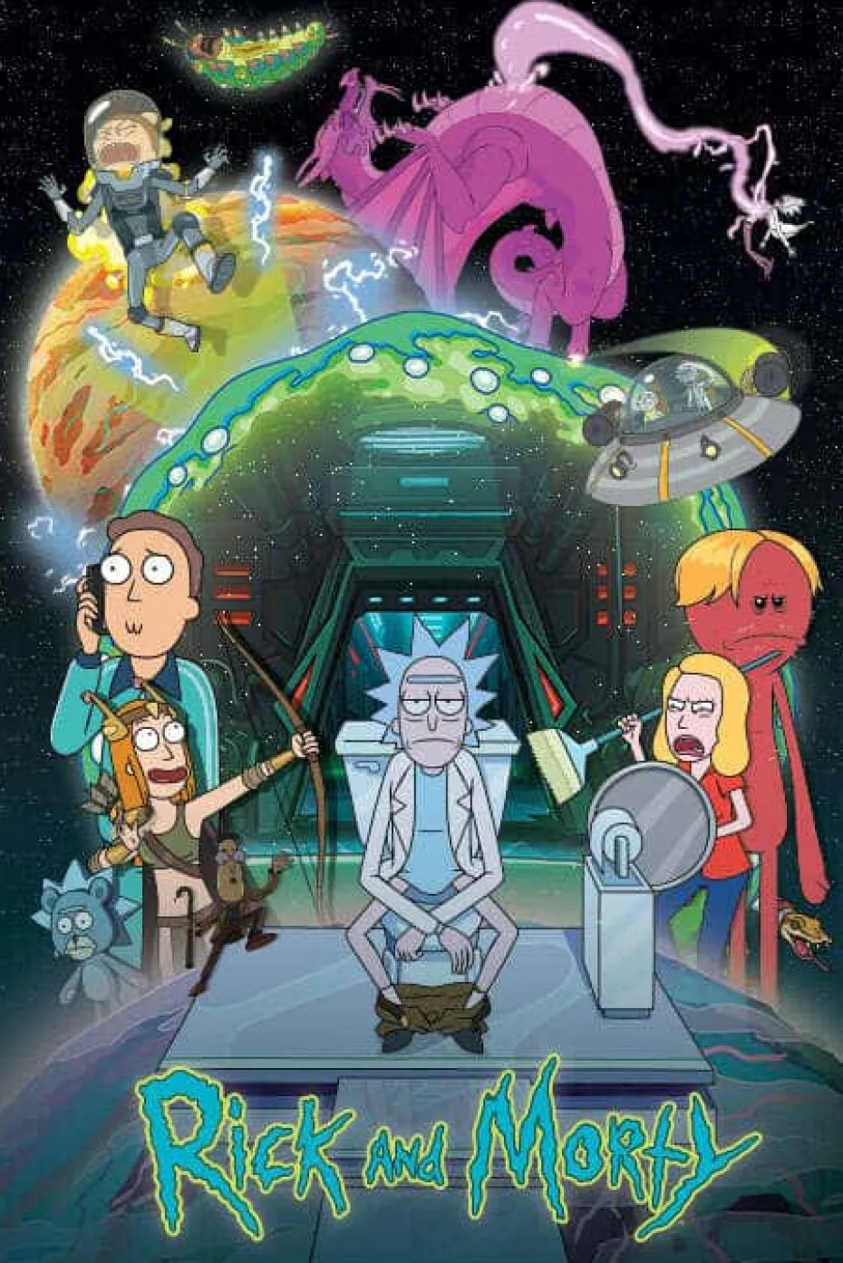Rick and Morty Toilet Adventure plakat