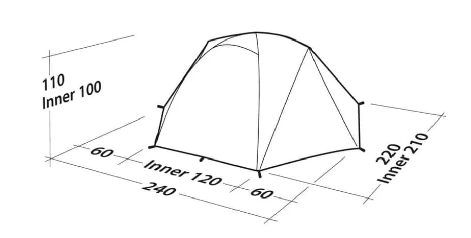 Robens Boulder 2 kuppeltelt 2023