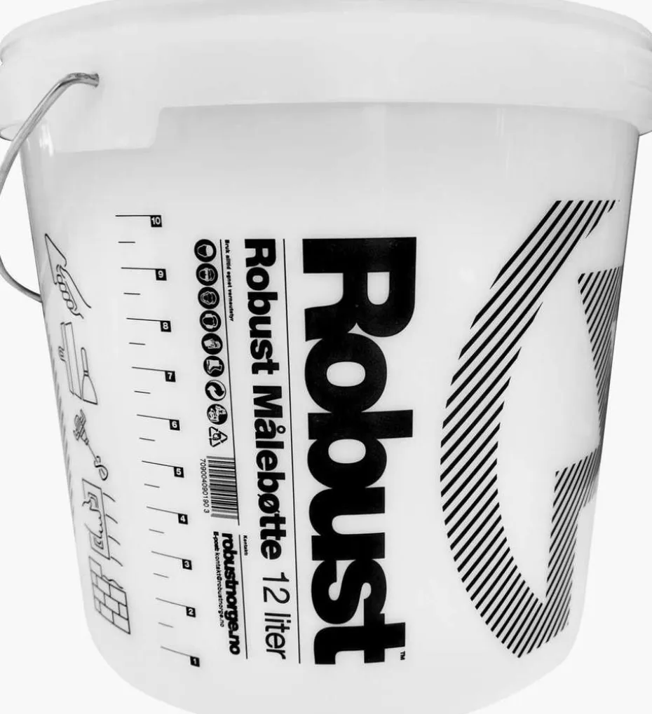 Robust Målebøtte 12 liter