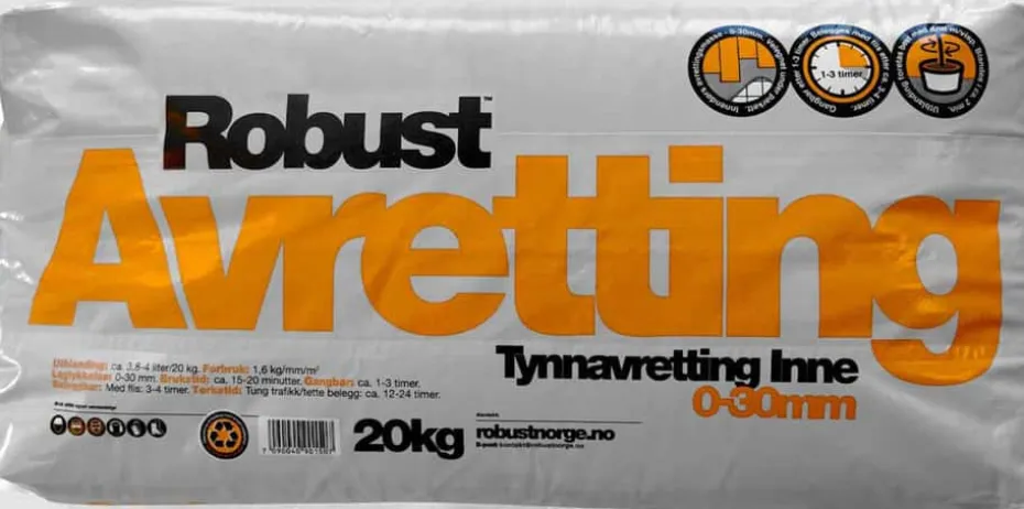 Robust tynnavretting inne 0-30 mm
