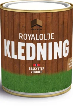 royalolje for kledning og takbord