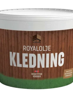 royalolje for kledning og takbord