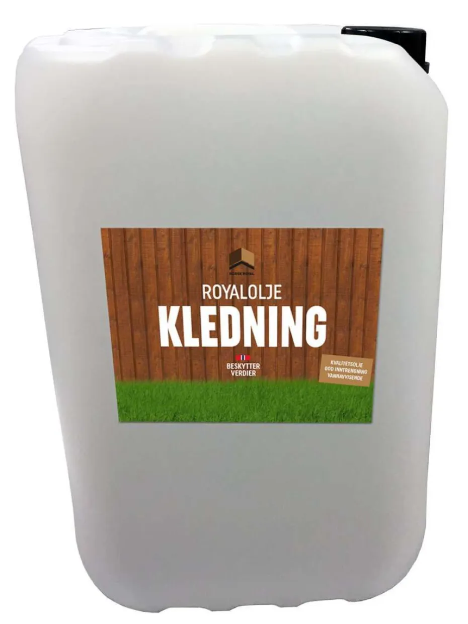 royalolje for kledning og takbord