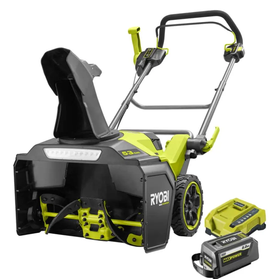 Ryobi Max Power RY36STX53B-180 snøfreser m/batteri