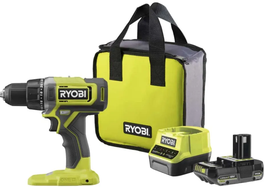Ryobi RDD18-1C20S drill m/batteri