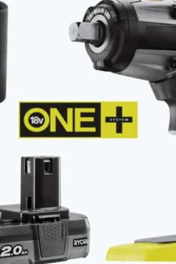 Ryobi R18IW3-120S muttertrekker m/batteri