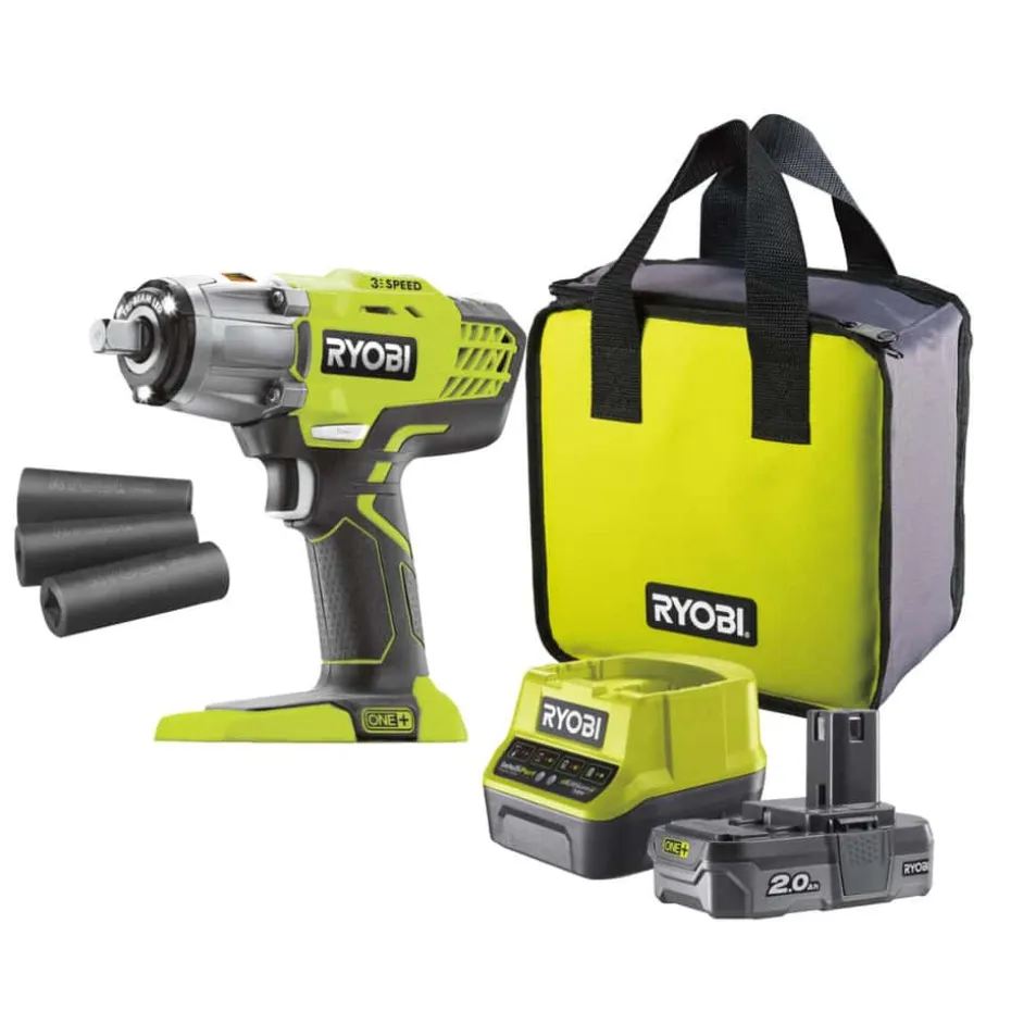 Ryobi R18IW3-120S muttertrekker m/batteri